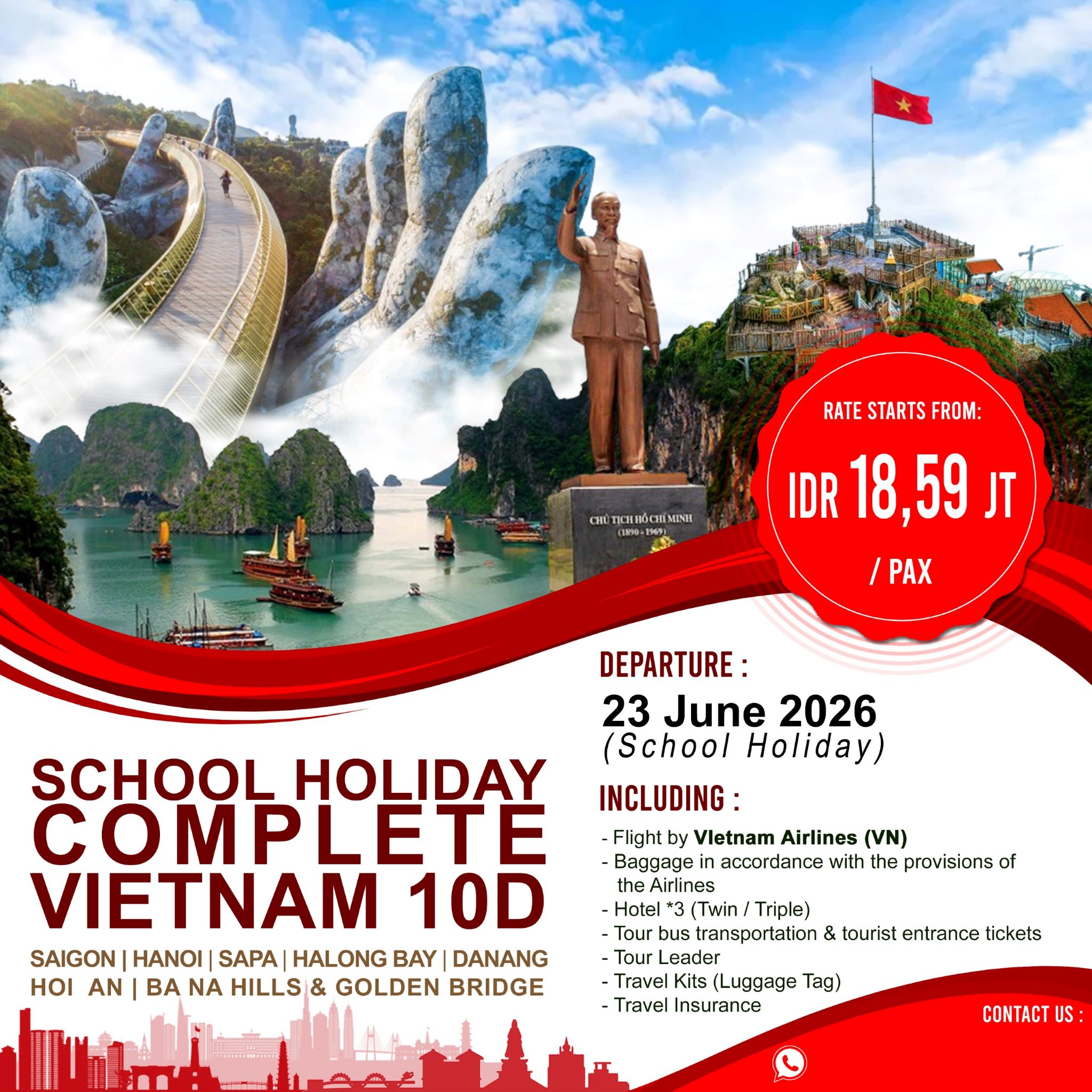 School Holiday Vietnam 10D